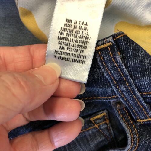 Lucky Brand Womens Sofia Boot Dark Wash Stretch Denim Jeans Sz 4/27 Reg 29x32.5 - Picture 5 of 12