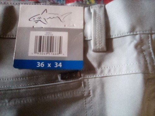 Greg Norman Herren Luxus Ultimate 5-Pocket Hose, 36 x 34 Farbe Hellgrau - Bild 3 von 7