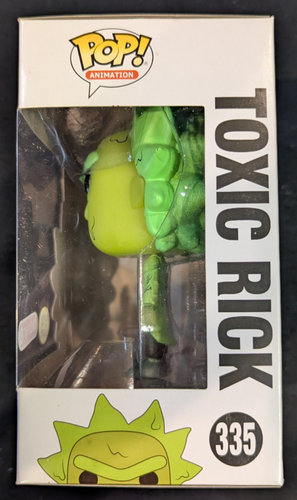 Funko Pop! Target Exclusive Rick and Morty Glow in the Dark Toxic Rick 335 2017 - Picture 2 of 6