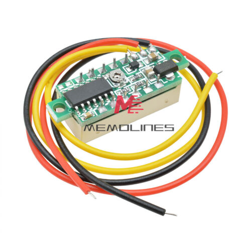 10 PCS Mini DC 0-100V 0.28" 3-Digital Voltmeter LED Voltage Panel Meter 3-Wires - Picture 14 of 61