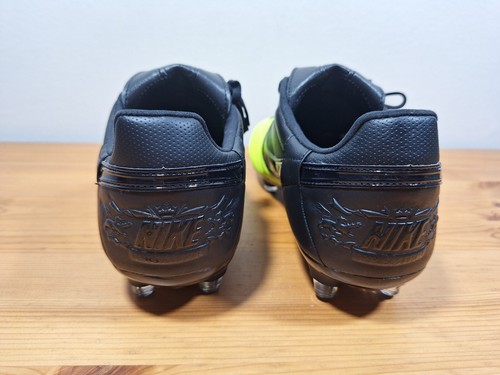 NIKE THE NIKE PREMIER III FG "KANGAROO LEATHER" BLACK-VOLT SZ 8.5 AT5889-009 - Picture 5 of 8