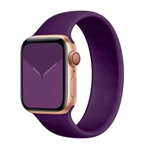 iWatch Silicone Solo Loop Band Strap for Apple Watch Series 9 8 7 6 SE 5 42/45mm - Picture 32 of 32