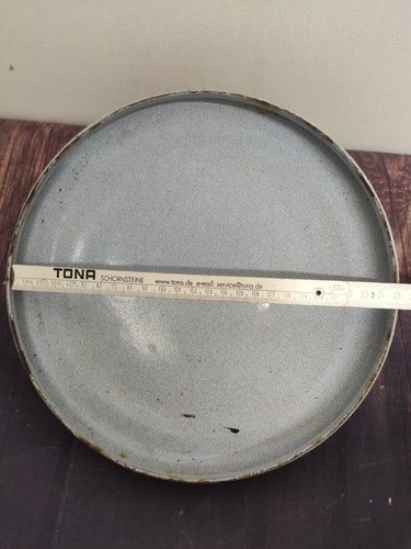 Email TOPFDECKEL Topf Deckel grau Ersatz DEKO Emaille - Bild 3 von 3