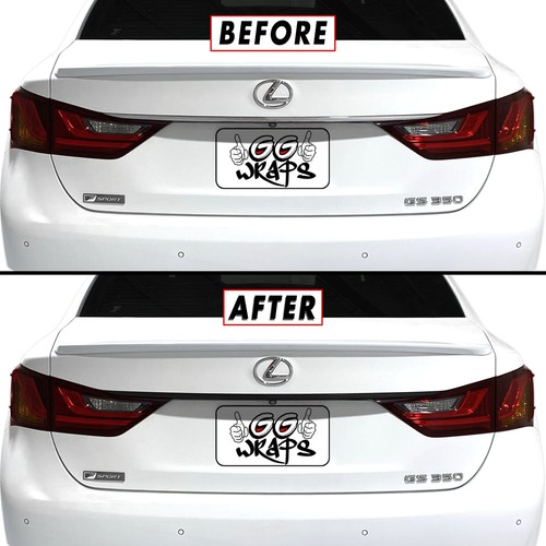 Chrome Delete Blackout Overlay for 2013-20 Lexus GS 300 350 450h F Trunk Trim - Bild 1 von 5