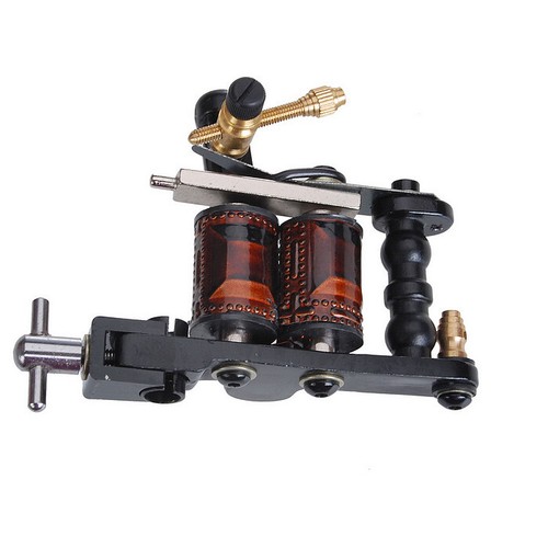 Iron Frame Tattoo Coil Machines Gun 10 Wrap Coils Machine - Picture 144 of 158