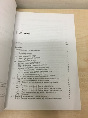 LIBRO ELEMENTI DI MATEMATICA FINANZIARIA CENNI PROGRAMMAZIONE GIAPPICHELLI - Imagen 2 de 4
