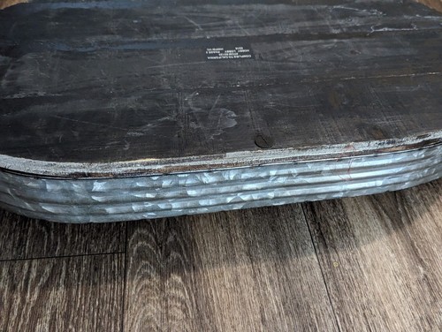 21 Zoll verzinkte Freiheit Schwein Farm Holz Serviertablett mit Griffen Hobby Lobby groß - Bild 7 von 7