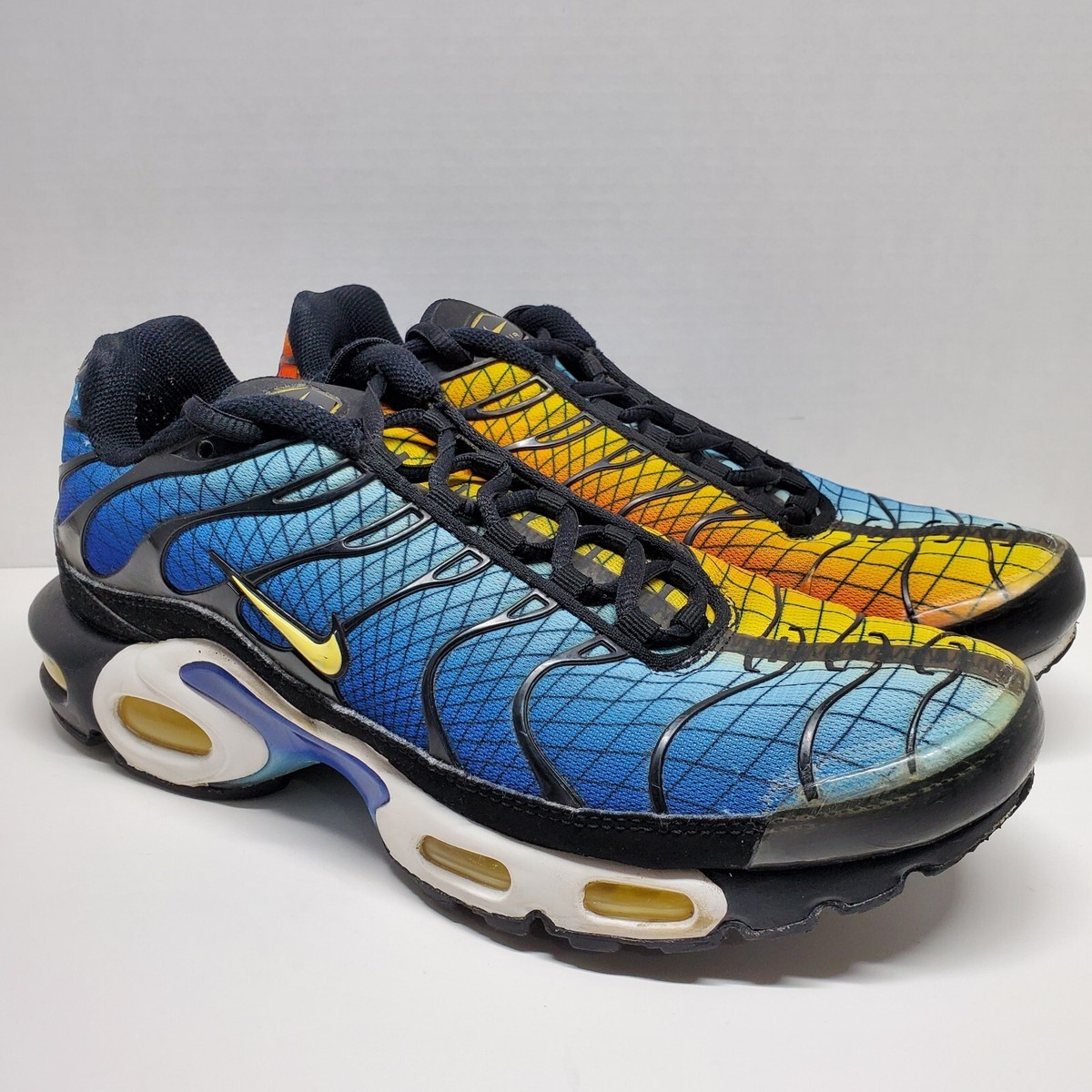 Nike Air Max Plus Tn SE Greedy Hyper Blue Sunset Orange Men US SIZE 8.5 RARE eBay