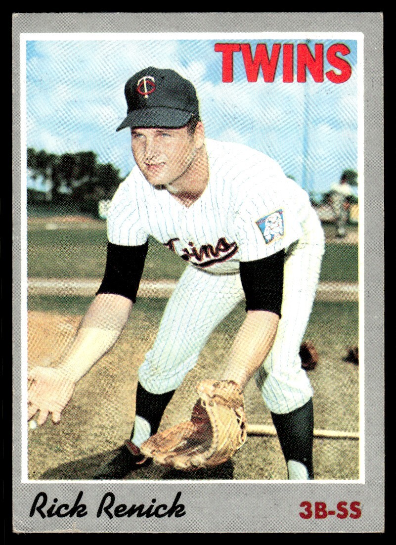 1970 Topps Baseball Rick Renick Minnesota Twins #93 EX+