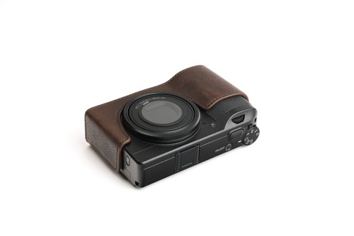 Real Leather Half Camera Case Bag Cover for Ricoh GR III GR3 GR IIIx GR3x - Picture 40 of 50