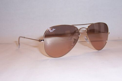 NEW RAY BAN AVIATOR Sunglasses 3025 001/3E ARISTA/PINK MIRROR 62MM AUTHENTIC - Picture 1 of 7