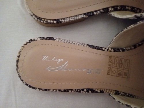 Vintage Havana Snake Sandal Size 8 (No Box) - Picture 5 of 8