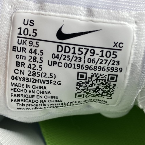 Gr. 10,5 | Nike Court Zoom Vapor Cage 4 Rafa Tennisschuhe White Volt Green DD1579 - Bild 8 von 8