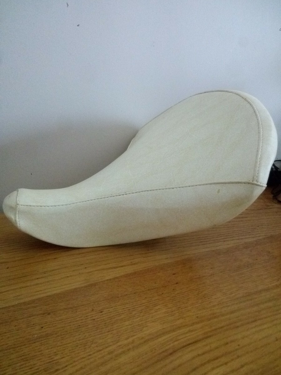 Vintage selle blanche pour velo adulte. eBay