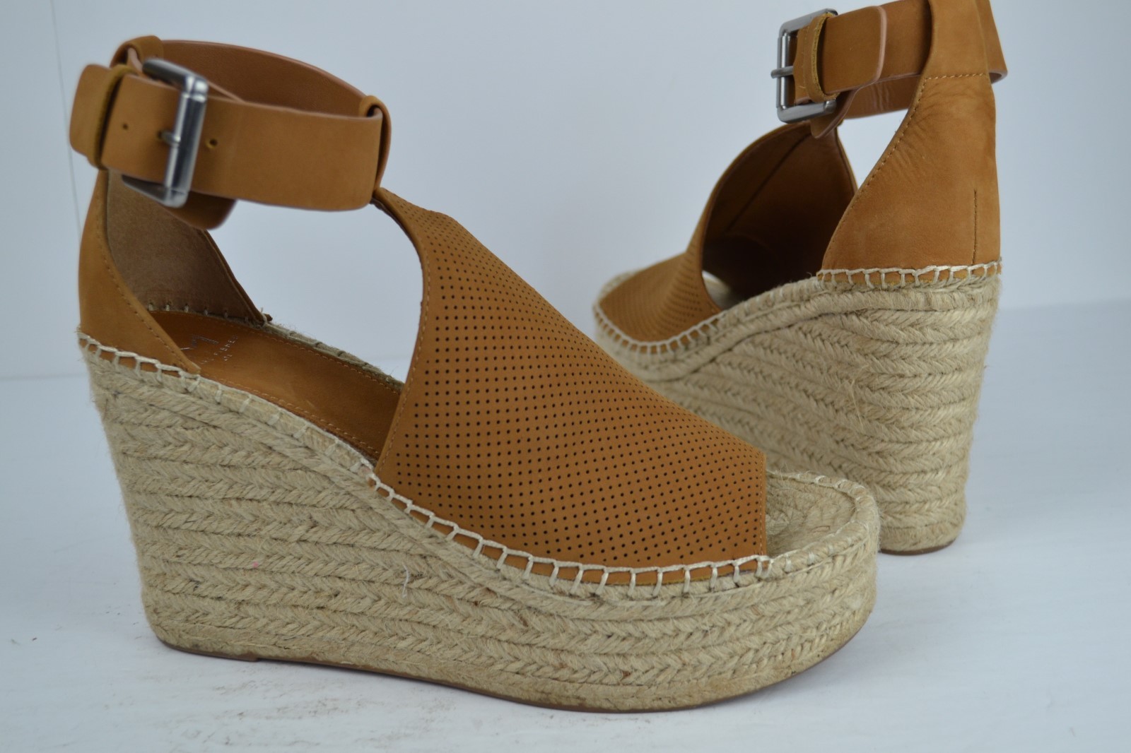 Marc Fisher Annie perforado Alpargatas Plataforma Sandalia Marrón Talla 8 8 8 06a13a Marc Fisher Annie perforado Alpargatas Plataforma Sandalia Marrón Talla 8 8 8 06a13a