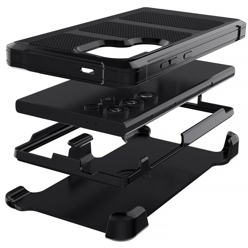 Für Samsung Galaxy S25 Ultra/Plus/S25 S24 S23 robuste Hybrid Hülle Cover Gürtelclip - Bild 26 von 30