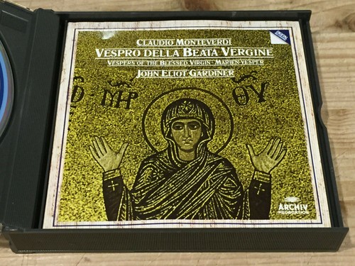 Monteverdi Vespro della Beata Vergine GARDINER BRYN TERFEL ORIG ARCHIV 2 CD BOX - Picture 3 of 5