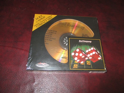 BAD COMPANY  STRAIGHT SHOOTER VERIFIED NUMBERED 424 STEVE HOFFMAN 24 KARAT GOLD - Picture 1 of 2