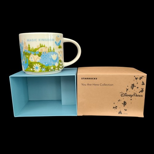 Starbucks Magic Kingdom You Are Here 14 oz Collector Mug New + Box - Afbeelding 1 van 3