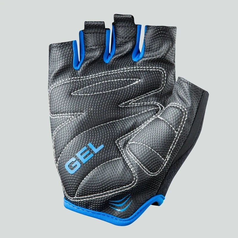 Guantes Bellwether Gel Supreme para hombre negros/azules talla mediana (PAR) Foto 2 de 2