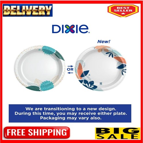 Disposable Paper Plates Recyclable Everyday Plates Dinner Size 10″ Bulk 100 Pack - Picture 5 of 8
