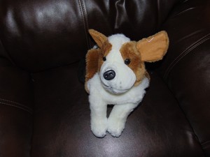 Details About Corgi Puppy Doggie Bag Plush Dog Purse Zipper