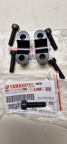 YAMAHA RD 350 LC SUPPORTI MANUBRIO COMPLETO pcs 7 - Foto 2 di 3