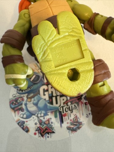 2 Stück Mikey - 1988/2012 Viacom Playmates TMNT Then & Now Actionfiguren Set - Bild 5 von 5