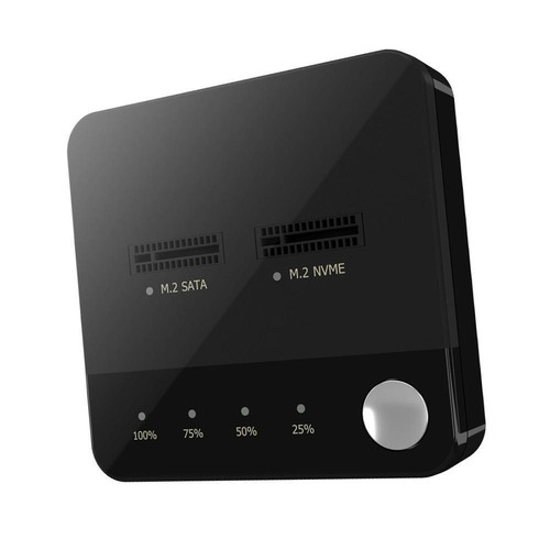M.2 SATA M.2 NVMe Duplicator Hard Drive Docking Station Portable High Efficient - Afbeelding 6 van 7