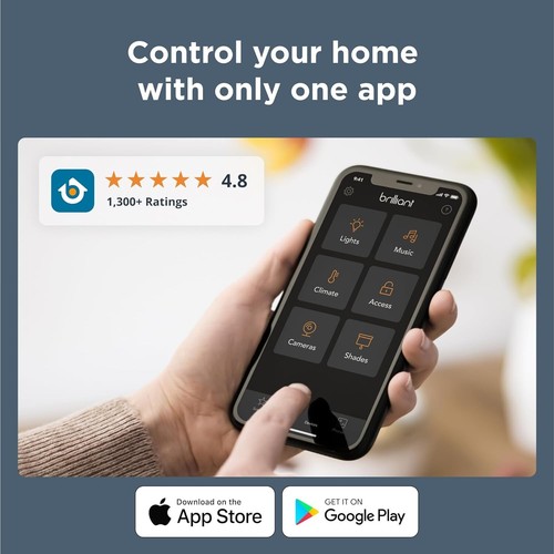 New Brilliant Smart Home Control Plug-In Panel Built In Alexa Google RING $449 - Picture 3 of 8