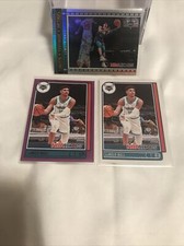 LaMelo Ball Lights Camera Action HOLO 2021-22 Panini NBA Hoops + Purple+ Base