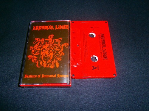 ABYSMAL LORD - Bestiary of Immortal Hunger. Tape - Picture 2 of 4
