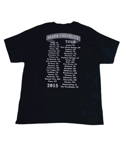 Mark Chesnutt Signed Autographed Concert Shirt XL Tradition Lives Tour 2015 - Picture 2 of 11