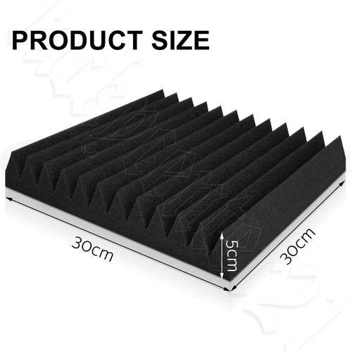20PCS Acoustic Foam Panels Tiles Studio Home DIY Pro Audio Equipment Sound Proof - Picture 4 of 14