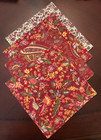 4 Pottery Barn Napkins Paisley & Floral Prints Cotton 20"x20" French Country