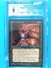 💀 gate to phyrexia 💀 Antiquities Vintage 1994 MTG | Mint/Mint++ Quad 9+ CGC