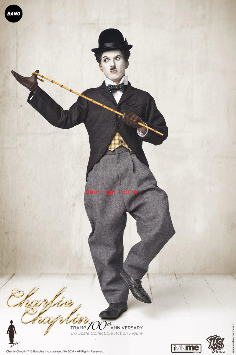 1:6 Scale ZCWO Master Of Comedy Charlie Chaplin Action Figure Gift