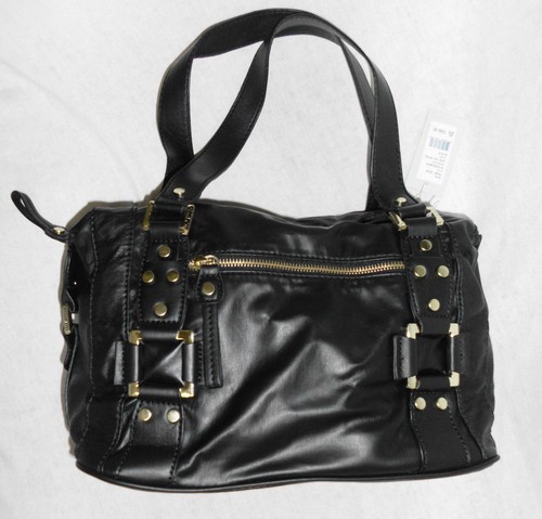 Marc Fisher verzierte Box Umhängetasche Neu mit Etikett 15" x 10" x 7" Riemen Drop 8,75" schwarz - Bild 1 von 12