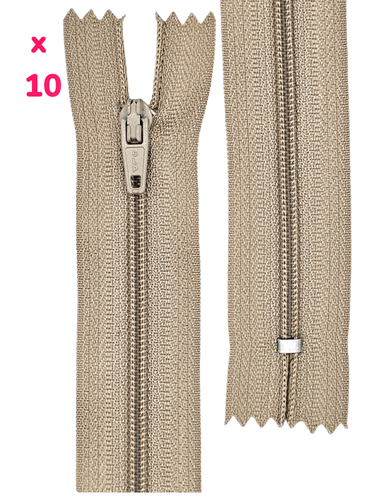 Cerniere Nylon N.3 Estremità Chiusa 6" - 24" Multi 24 Colori Ingrosso 10 Cerniere per Confezione - Foto 16 di 49