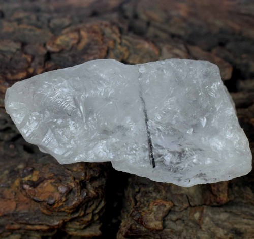 Quarzo Rutilo Nero Naturale 108,05 Ct Pietra Preziosa Grezza Protezione Ruvida Vendita Guarigione - Foto 1 di 9