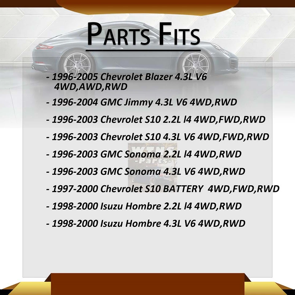 Extremos de barra de amarre exterior interior delantero 4x para GMC Sonoma 1996-2003 4,3 L 4x4 tracción trasera Foto 2 de 4