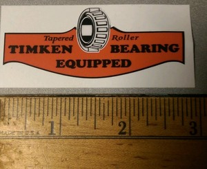 Timken-Tapered-Roller-Bearing-Vintage-early-Style-Decal-For-Gravely-Wisconsin-2
