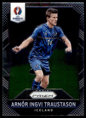 Panini Euro 2016 Prizm Arn?r Ingvi Traustason Iceland Base Card No. 116