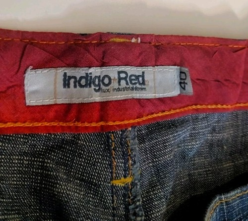 Indigo Red Jeans size 40x33 - Picture 4 of 5