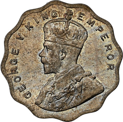 British India 1935(B) INDIA ANNA NGC MS 64 - Picture 3 of 3