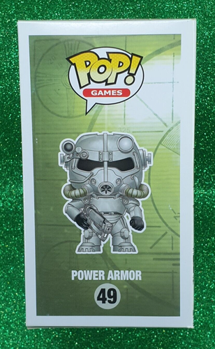 FUNKO POP GAMES FALLOUT #49 POWER ARMOR BROTHERHOOD OF STEEL VAULTED VINYL 🌵💦 - Picture 4 of 14
