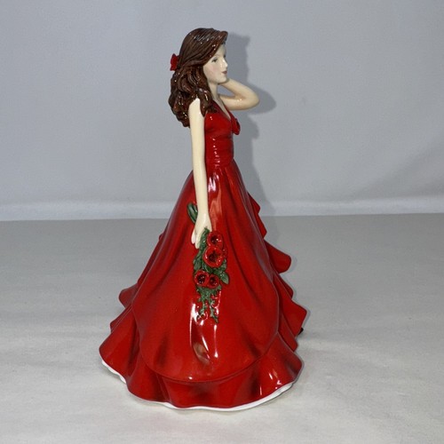 Royal Doulton August Poppy Sincerity Figurine HN 5507 Signed Michael Doulton - Picture 2 of 10
