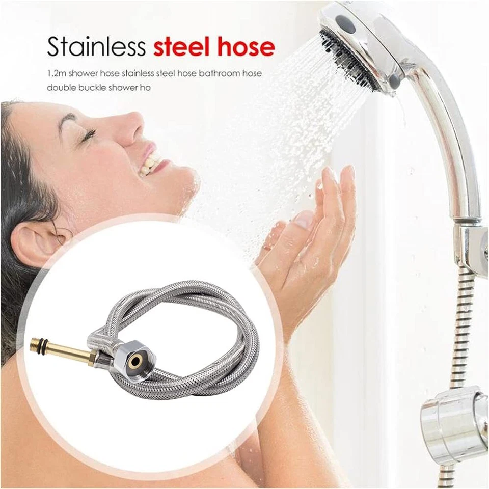 IG1/2 x M10 Edelstahl Wasserhahn Anschlussschlauch FlexSchlauch Druckschläuche - Bild 4 von 4