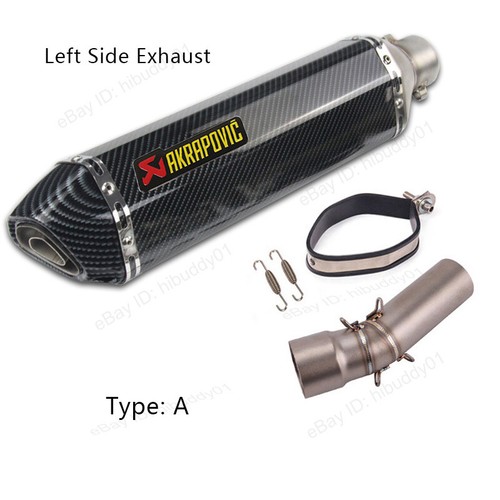 For BMW F800GS F650GS F700GS F800GT Mid Exhaust Link Pipe 51mm Muffler Silencers - Picture 4 of 10