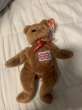 Genuine Ty Beanies Britannia with Sewn on Patch Indonesia - Rare